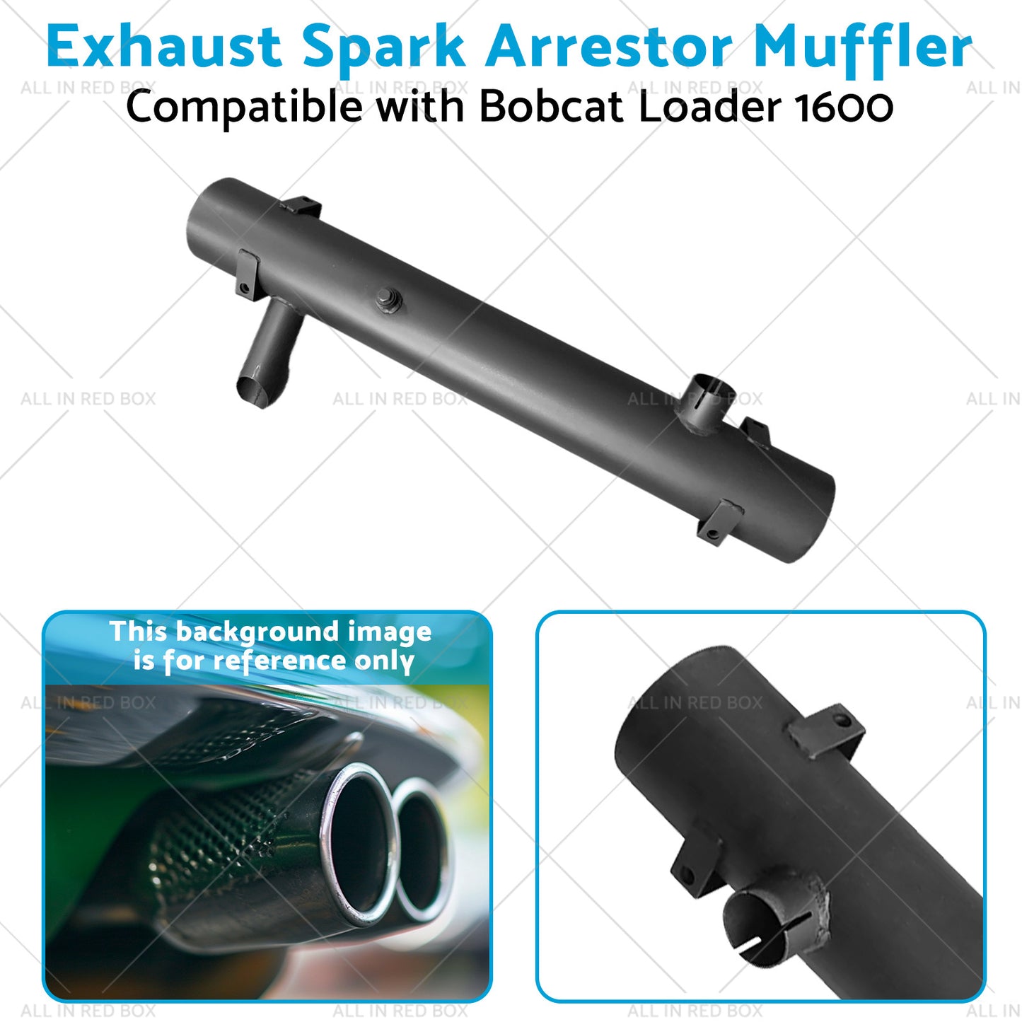 {{ 6514737 Exhaust Spark Arrestor Muffler Suitable for Bobcat Loader 1600 642 643 }} - Buy Car Parts Online at {{ Kaka Auto Parts }}.