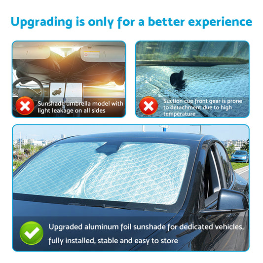 6-Layer Windscreen Sun Shade Suitable For Nissan X-Trail T33 2022-2025 With UV Protection