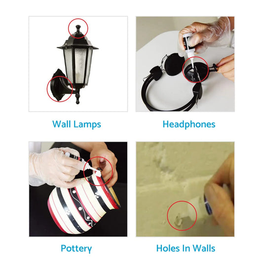 Strong Powder Adhesive Repair Kit ¡§C 7s Quick Bonding Glue for Multi-Surface Fixing