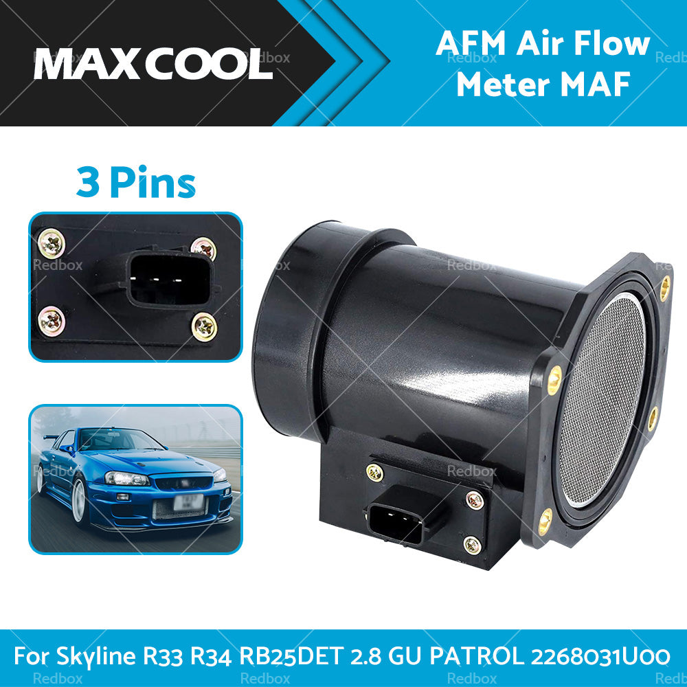 {{ 2268031U00 AFM Air Flow Meter MAF Fits for Skyline R33 R34 RB25DET 2. 8 GU PATROL }} - Buy Car Parts Online at {{ Kaka Auto Parts }}.