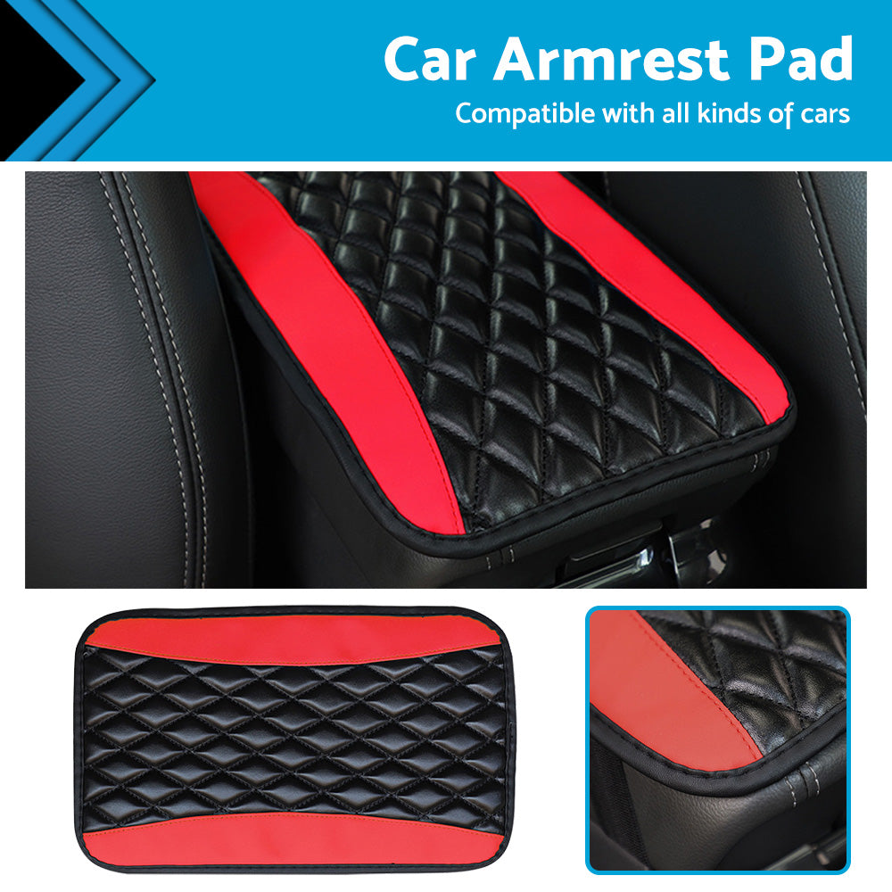 {{ Universal Car Armrest Cushion Cover Center Console Box Pad Protector PU Leather }} - Buy Car Parts Online at {{ Kaka Auto Parts }}.