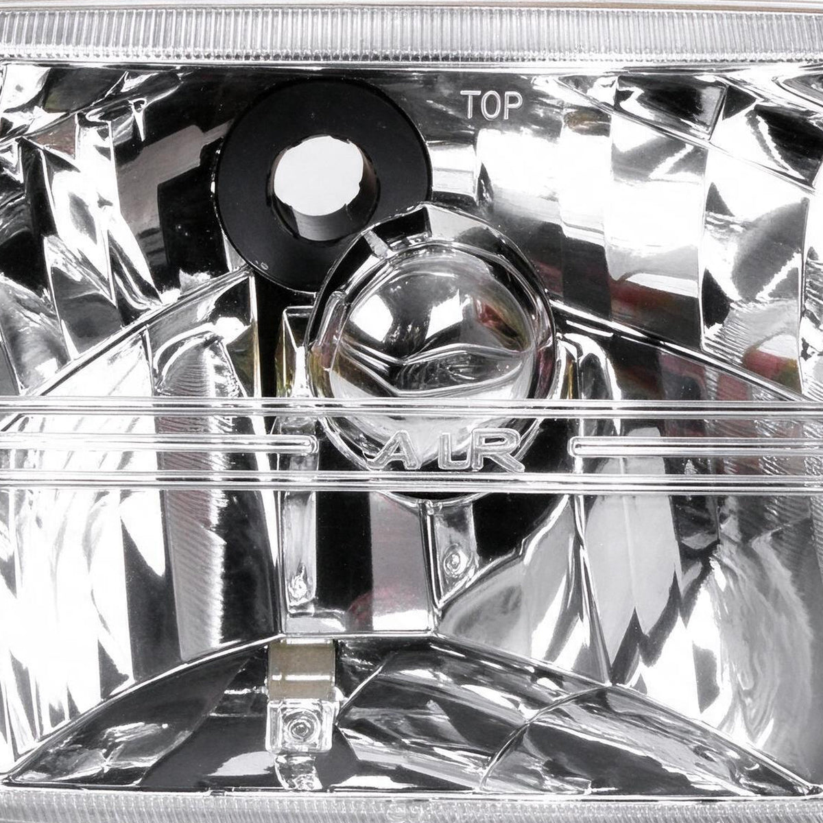 7 Inch Square Head Light Diamond Look Plastic Lens Suitable for Jeep Wrangler CJ - XQ1