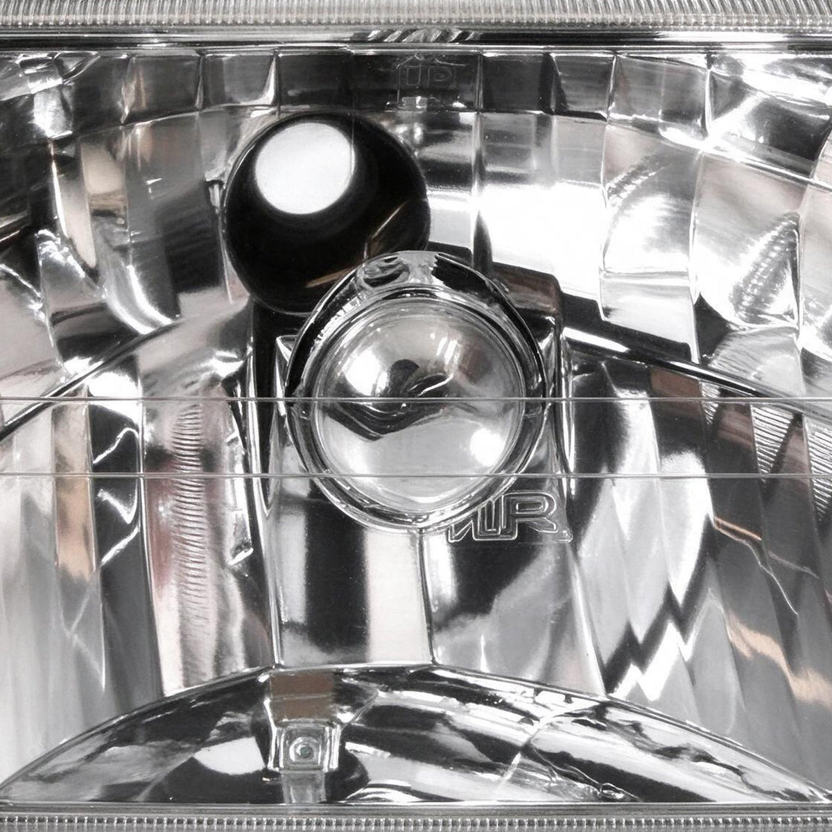 Square 7x5 Head Light Diamond Look Glass Lens Suitable for Jeep Wrangler Land - XQ1