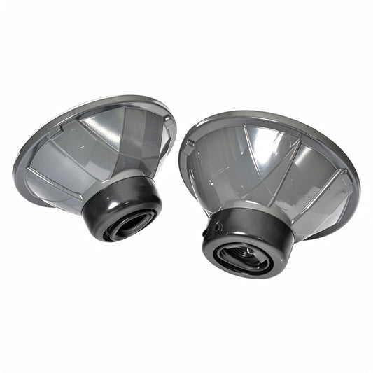 7 Inch Round Head Lamp Diamond Look Set Suitable for Jeep Wrangler CJ Hummer