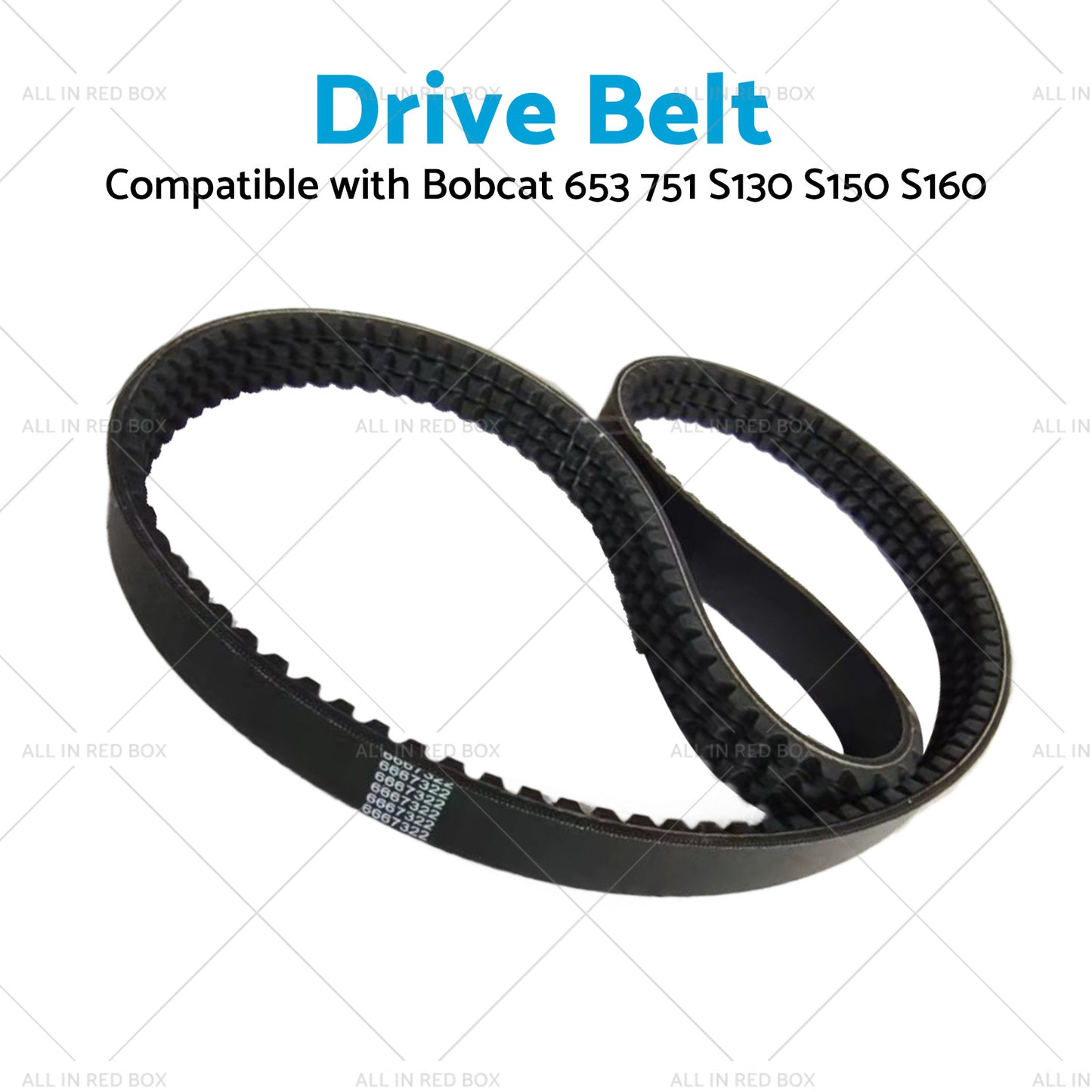 {{ Drive Belt Suitablefor Bobcat Main Hydraulic Pump EPDM 653 751 S130 S150 6667322 }} - Buy Car Parts Online at {{ Kaka Auto Parts }}.