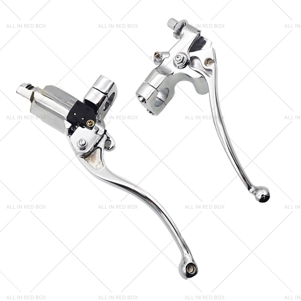 {{ 1inch Chrome Motorcycle Handlebar Hydraulic Brake Master Cylinder and Clutch Lever }} - Buy Car Parts Online at {{ Kaka Auto Parts }}.
