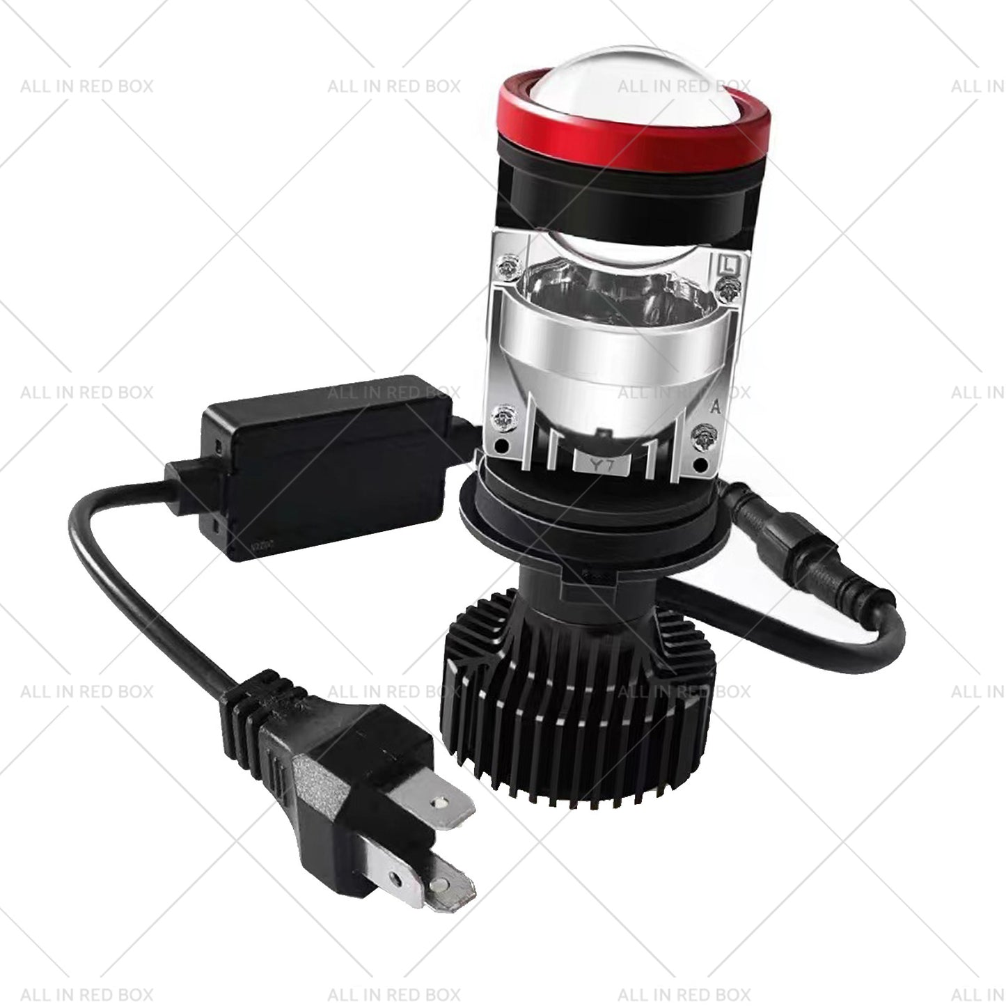 {{ 2x Led Car Lamps H4 Y7D Bi Led Mini Lenses 6000K }} - Buy Car Parts Online at {{ Kaka Auto Parts }}.