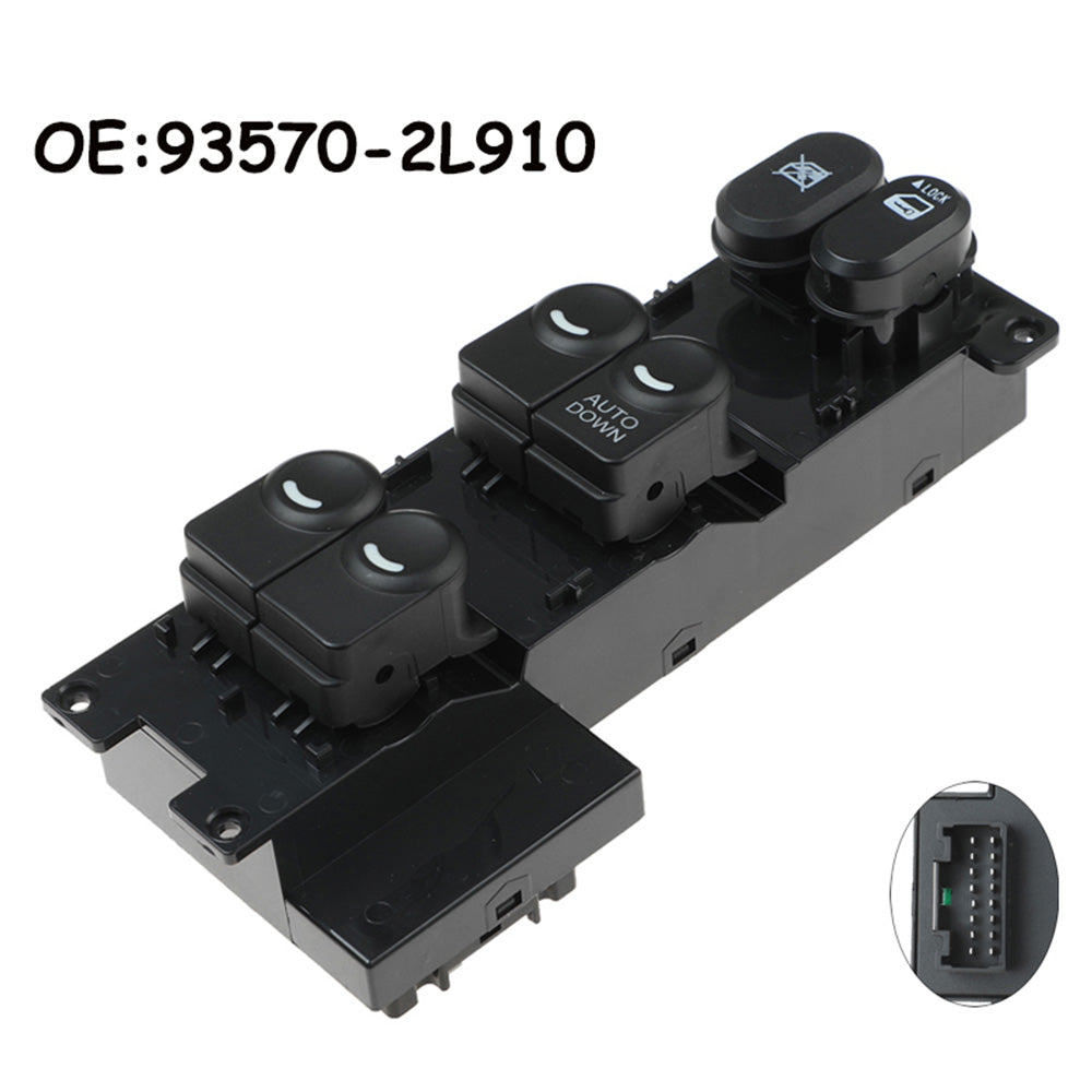 {{ Master Power Window Switch Control Fit For Hyundai I30 FD 2007-2012 93570-2L910 }} - Buy Car Parts Online at {{ Kaka Auto Parts }}.
