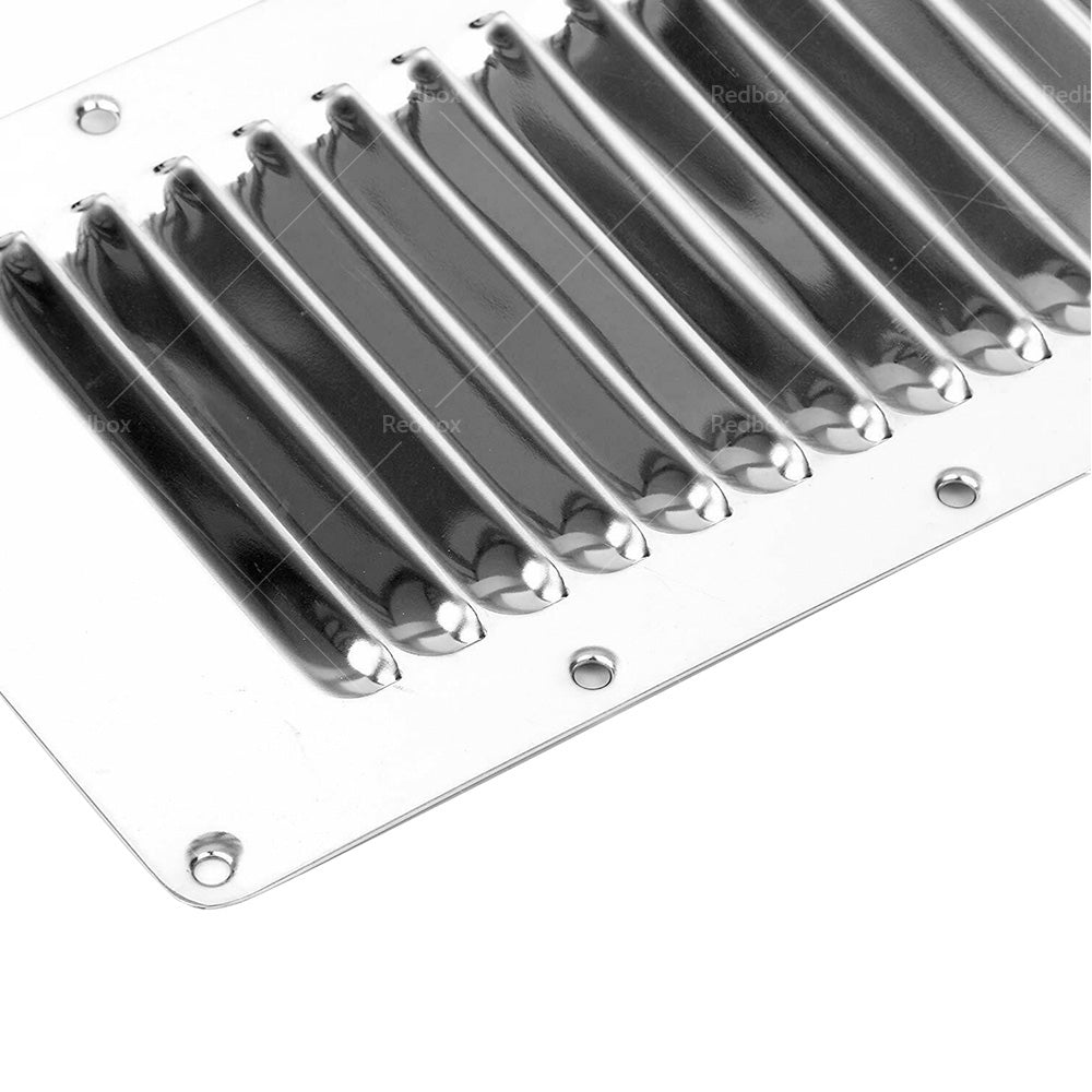 {{ 4pcs Stainless Steel Rectangular Air Vent For Caravan Boat Wall Eave 228x127mm }} - Buy Car Parts Online at {{ Kaka Auto Parts }}.