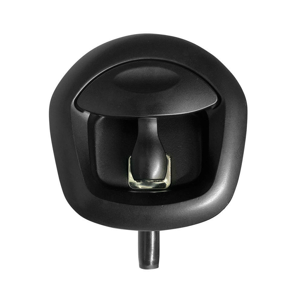 1x Central Locking Handle Whale Tail Lock Power Operated Black Recessed Folding