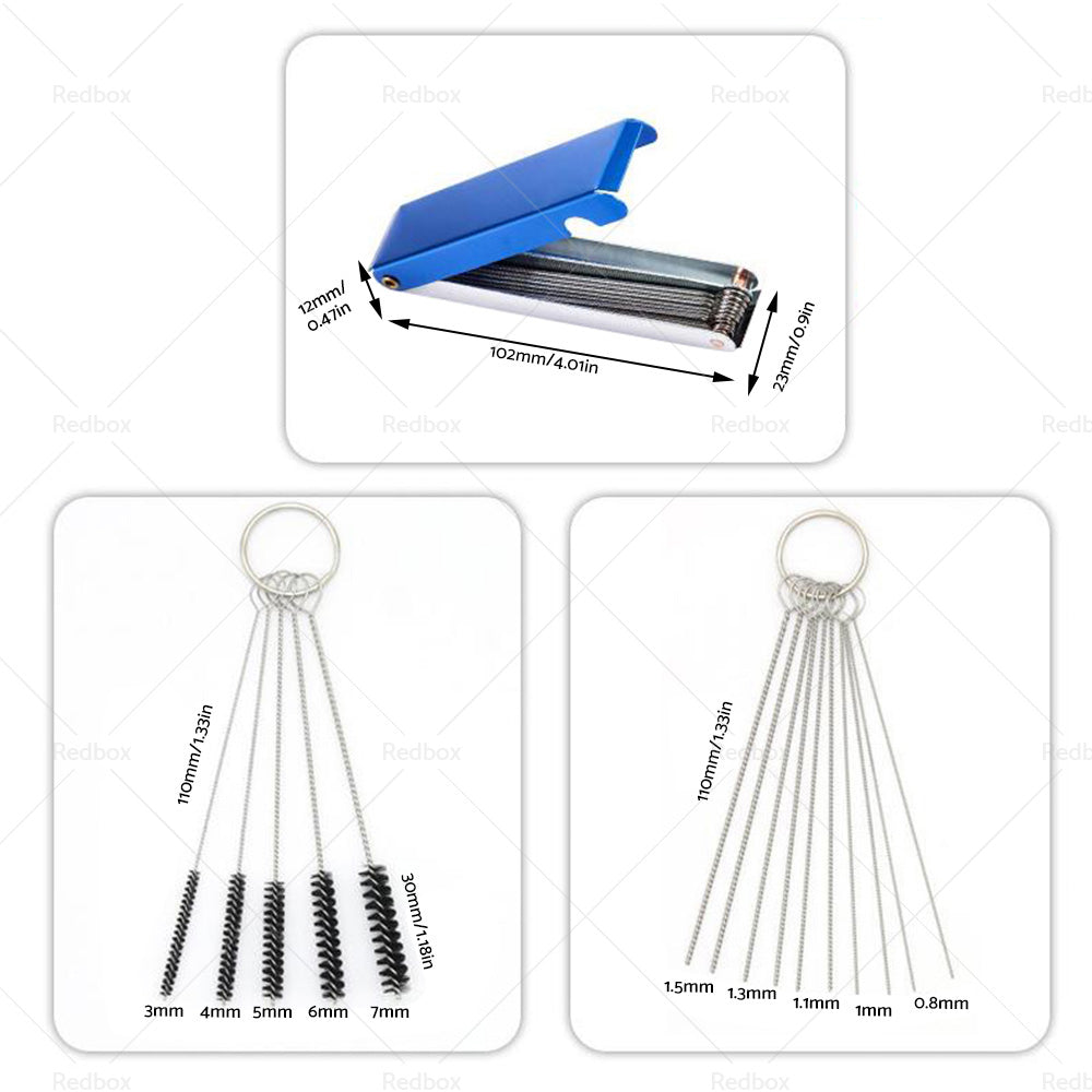 {{ Carburetor Carb Jet Cleaning Tool Wire Brush Cleaner For Motorcycle ATV W Brush }} - Buy Car Parts Online at {{ Kaka Auto Parts }}.