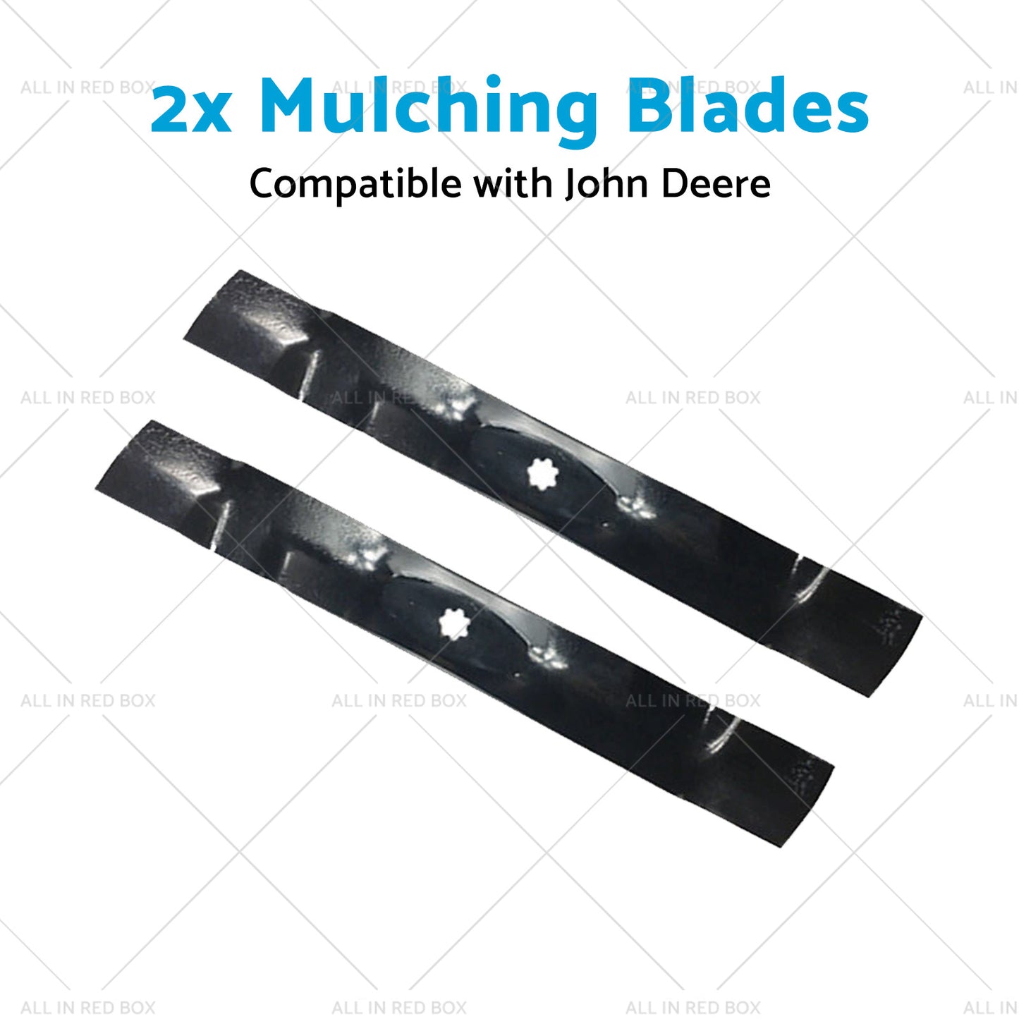 {{ AM141033 GX22151 2x 42 inch Mulching Blades Suitable for John Deere LA115 LA120 D100 }} - Buy Car Parts Online at {{ Kaka Auto Parts }}.