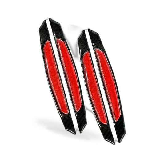 Reflective Carbon Fiber Door Edge Guard Bump Protector Sticker