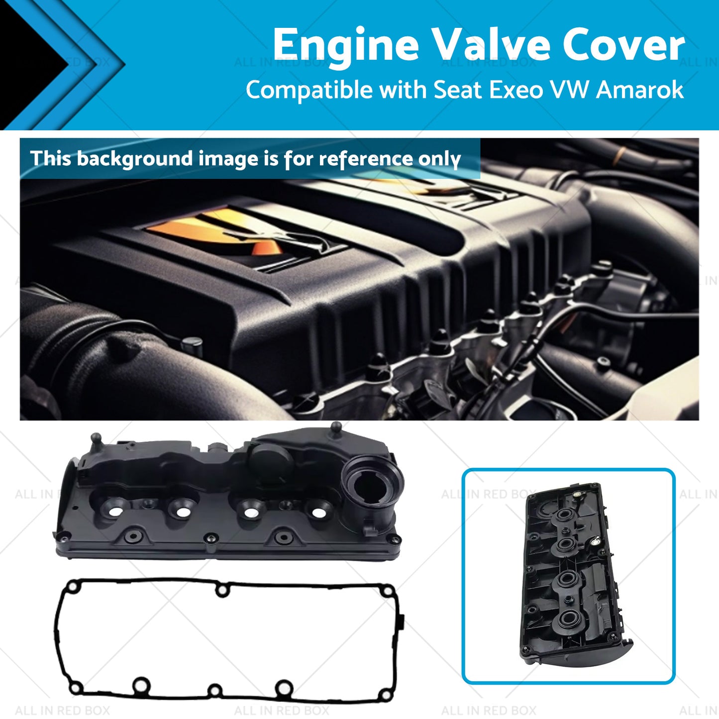 {{ Engine Valve Cover Suitable For Seat Exeo VW Amarok CAGA CJCA CDCA CNEA 2. 0L }} - Buy Car Parts Online at {{ Kaka Auto Parts }}.