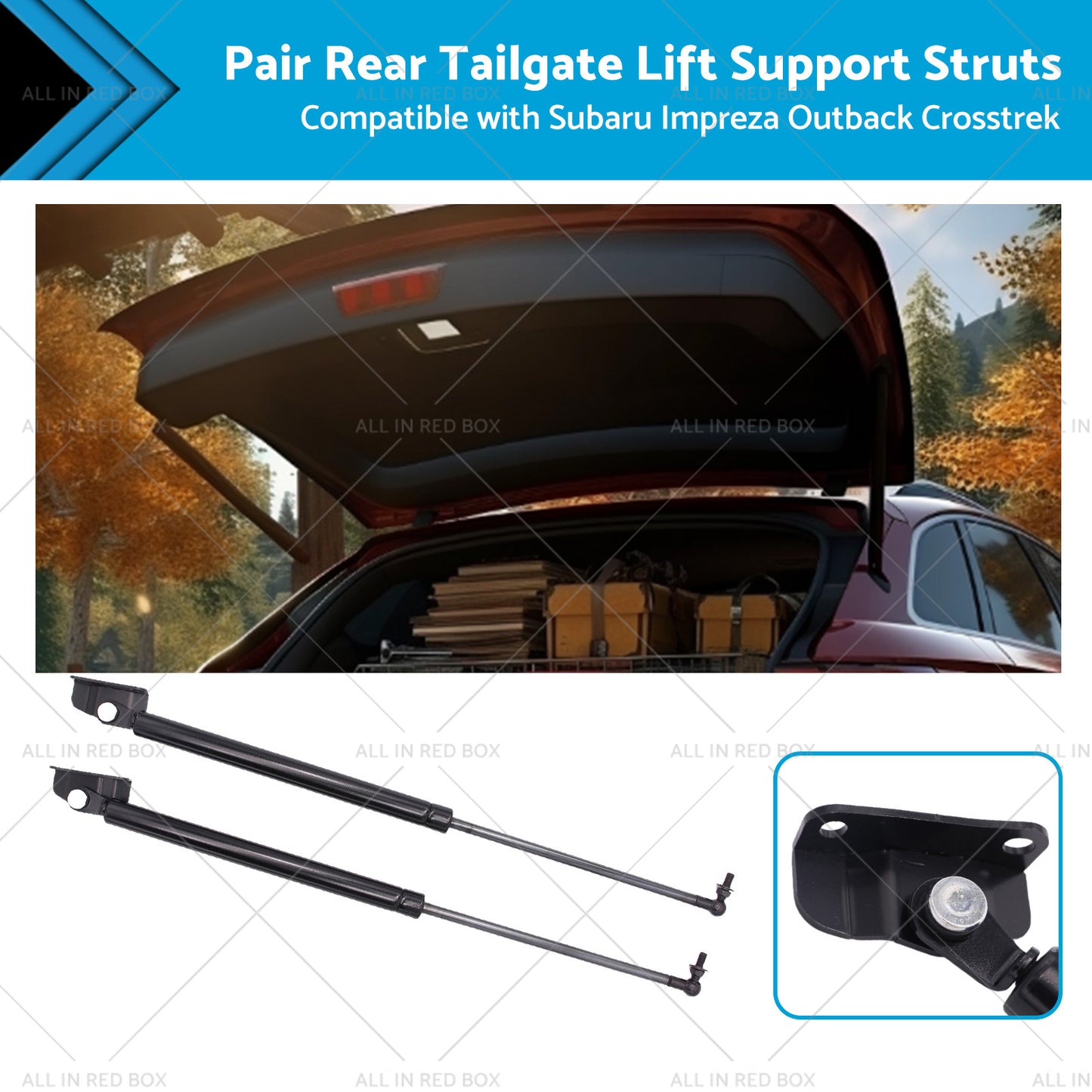 {{ Pair Suitable For Subaru Impreza XV Rear Tailgate Hatch Lift Supports Gas Struts }} - Buy Car Parts Online at {{ Kaka Auto Parts }}.