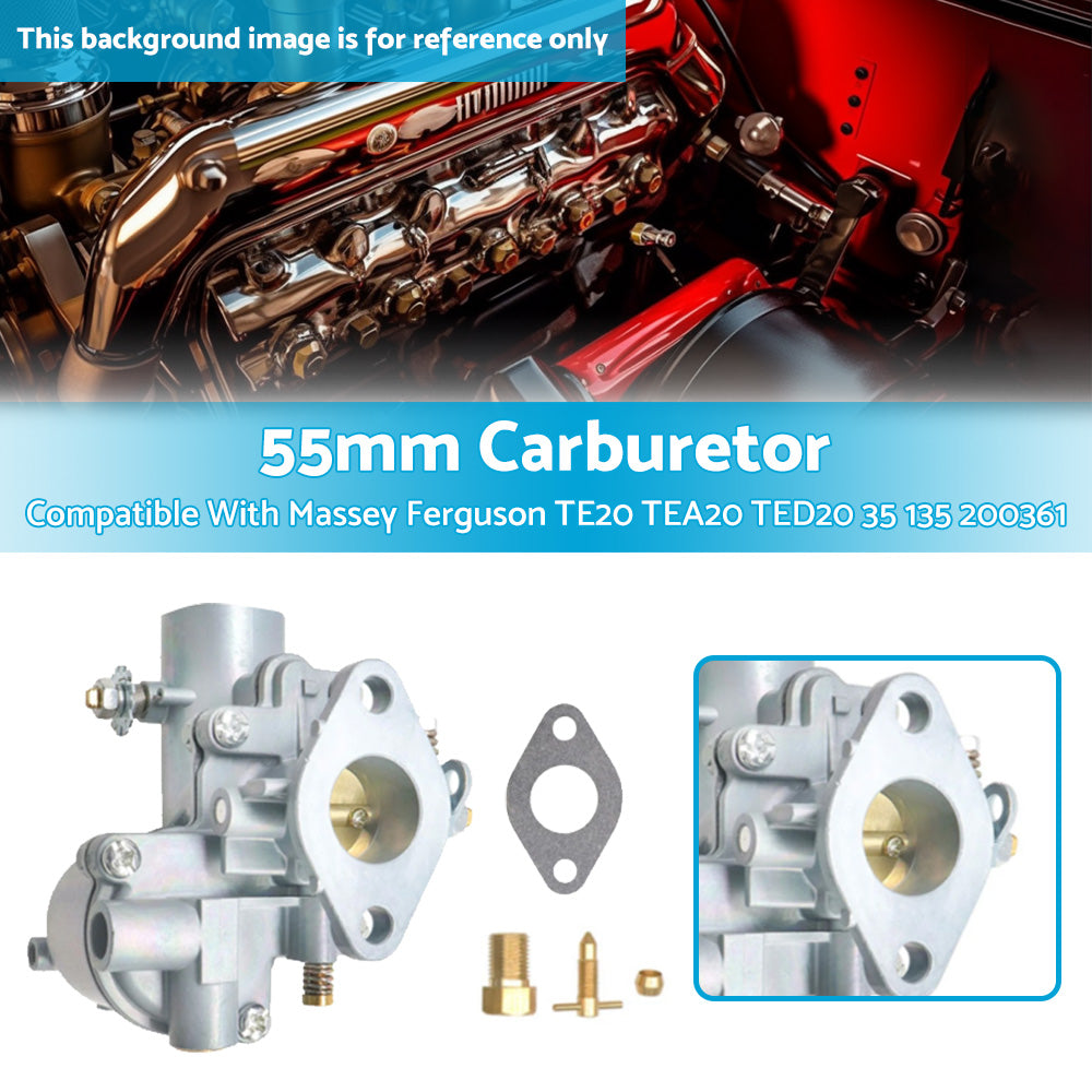 {{ 55mm Carburetor Carb Suitable For Massey Ferguson TE20 TEA20 TED20 35 135 200361 }} - Buy Car Parts Online at {{ Kaka Auto Parts }}.