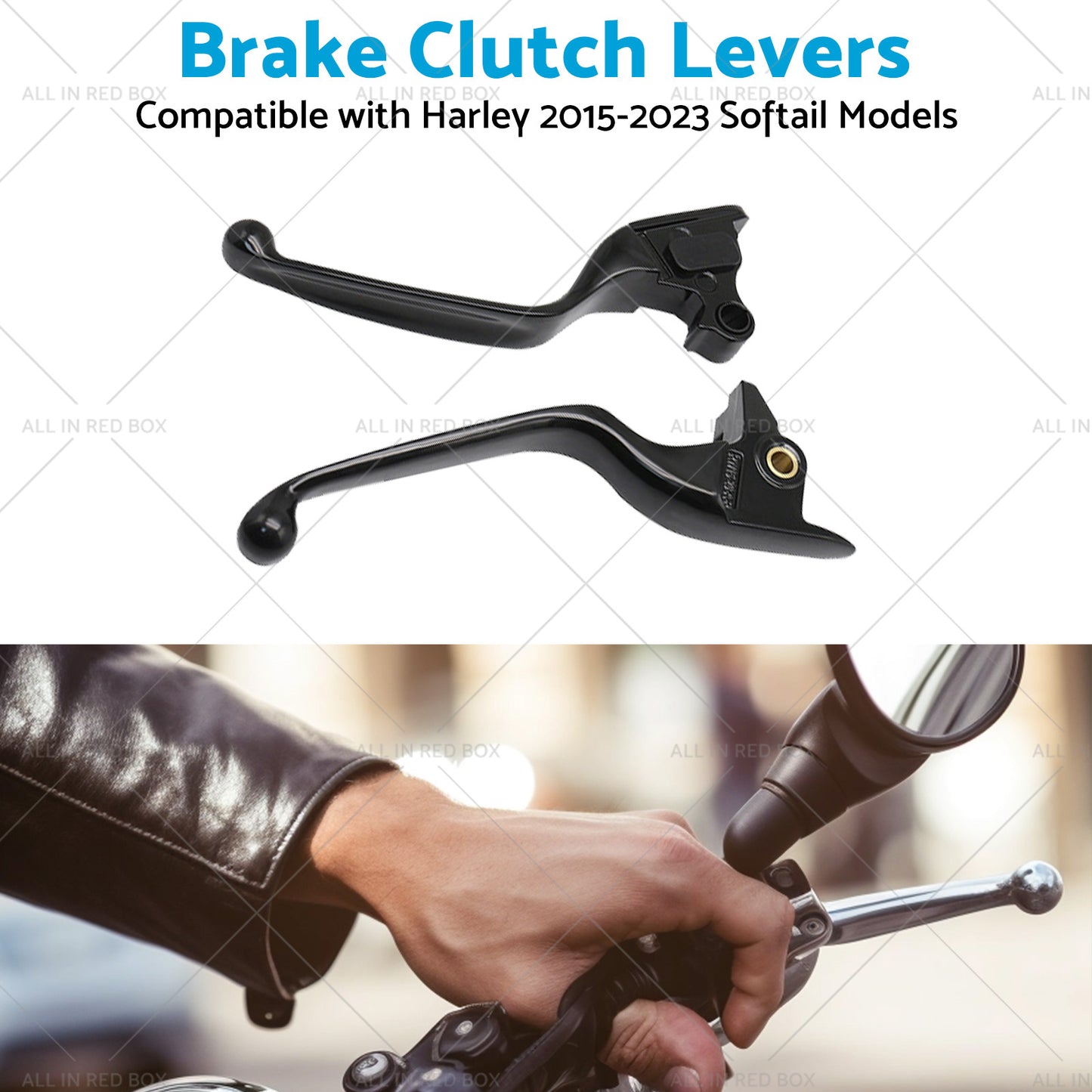 {{ 2x Brake Clutch Levers Suitable For Harley 2015-2023 Softail Slim Fat Boy }} - Buy Car Parts Online at {{ Kaka Auto Parts }}.