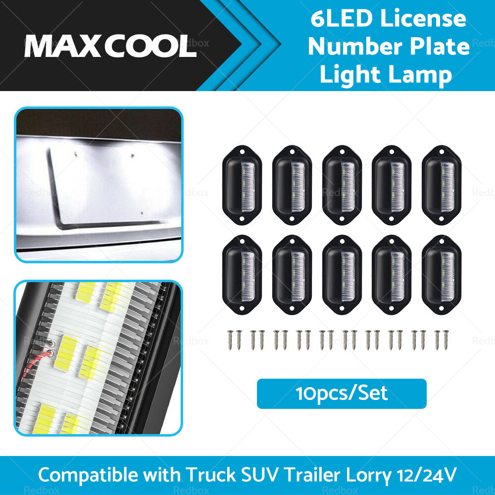 {{ 6LED License Number Plate Light Lamp Suitable For Truck SUV Trailer Lorry 12 24V }} - Buy Car Parts Online at {{ Kaka Auto Parts }}.