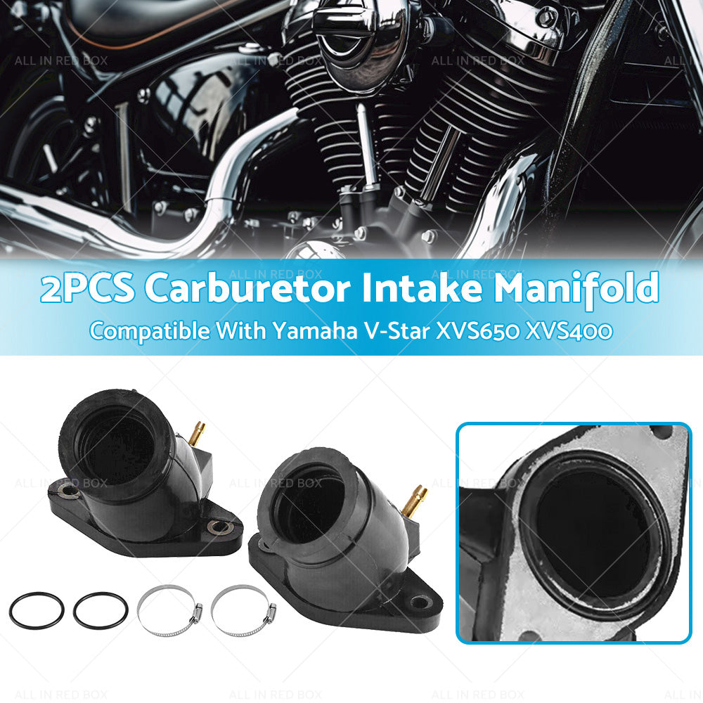 {{ Carburetor Intake Manifold Boots Suitable For Yamaha V-Star XVS650 XVS400 98-16 }} - Buy Car Parts Online at {{ Kaka Auto Parts }}.