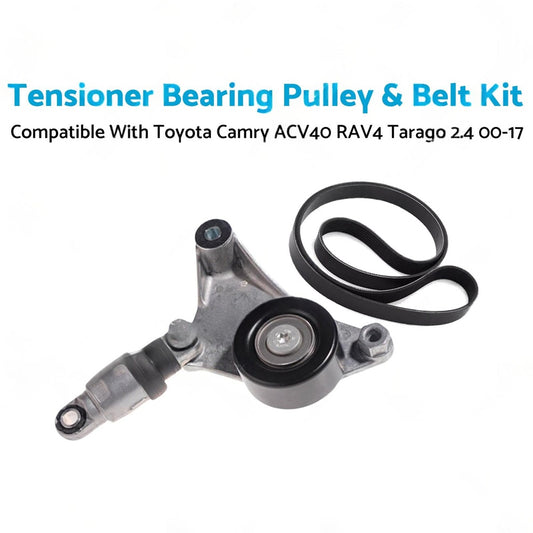 Tensioner Pulley & Belt Kit Suitable for Toyota Camry 2.4L