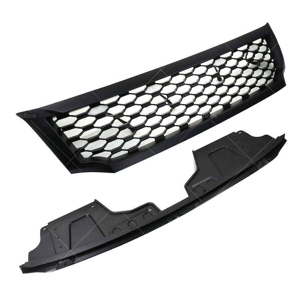 {{ Black Bumper Bar Grille Mesh and LED Light Fits for Nissan NAVARA NP300 D23 15-20 }} - Buy Car Parts Online at {{ Kaka Auto Parts }}.