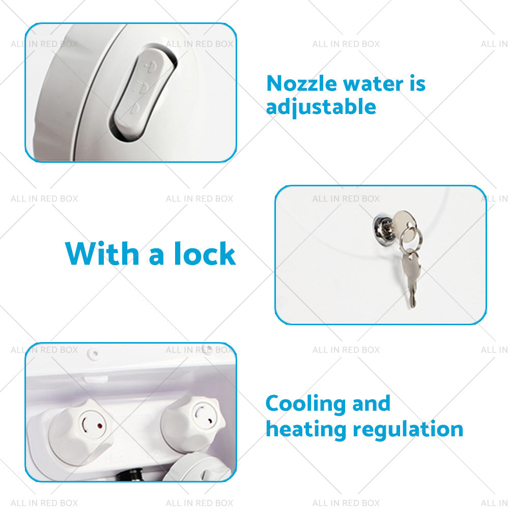 {{ 1 Set External RV Caravan Shower Box Exterior Faucet Camper Trailer Boat White }} - Buy Car Parts Online at {{ Kaka Auto Parts }}.