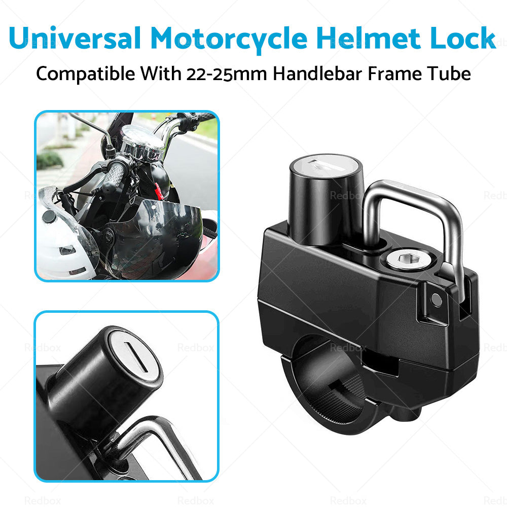 {{ Motorcycle Helmet Lock 22mm 25mm Handlebar Frame Tube Suitable For Harley }} - Buy Car Parts Online at {{ Kaka Auto Parts }}.