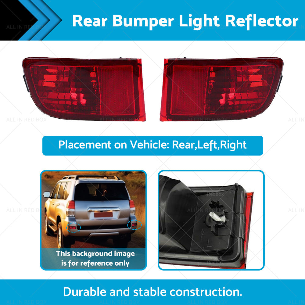 {{ Rear Bumper Light Reflector Suitable For Toyota Land Cruiser Prado J120 02-10 }} - Buy Car Parts Online at {{ Kaka Auto Parts }}.
