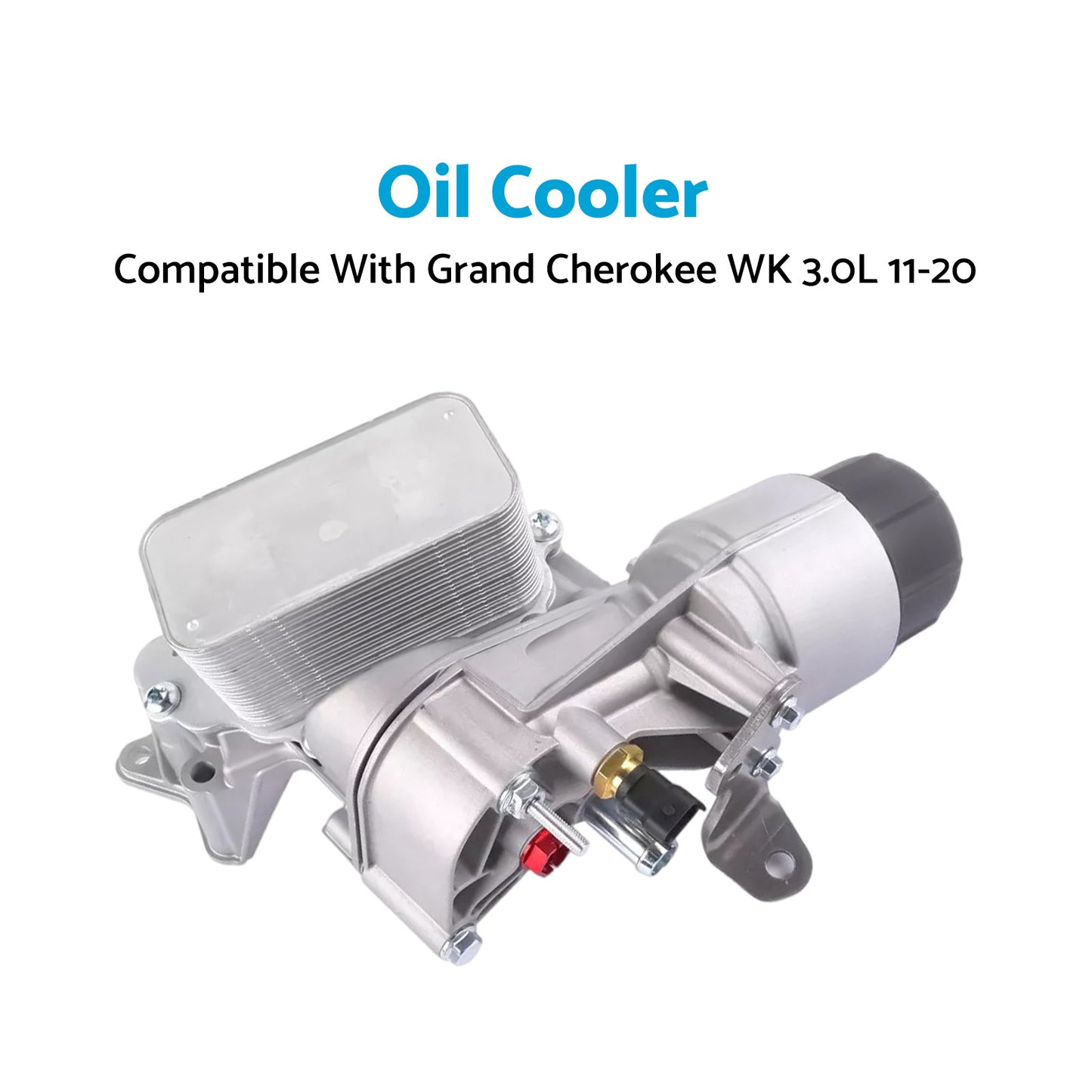 {{ Oil Cooler Assembly Suitable For Jeep Grand Cherokee 3.0L 068269916AB 68477666AA }} - Buy Car Parts Online at {{ Kaka Auto Parts }}.