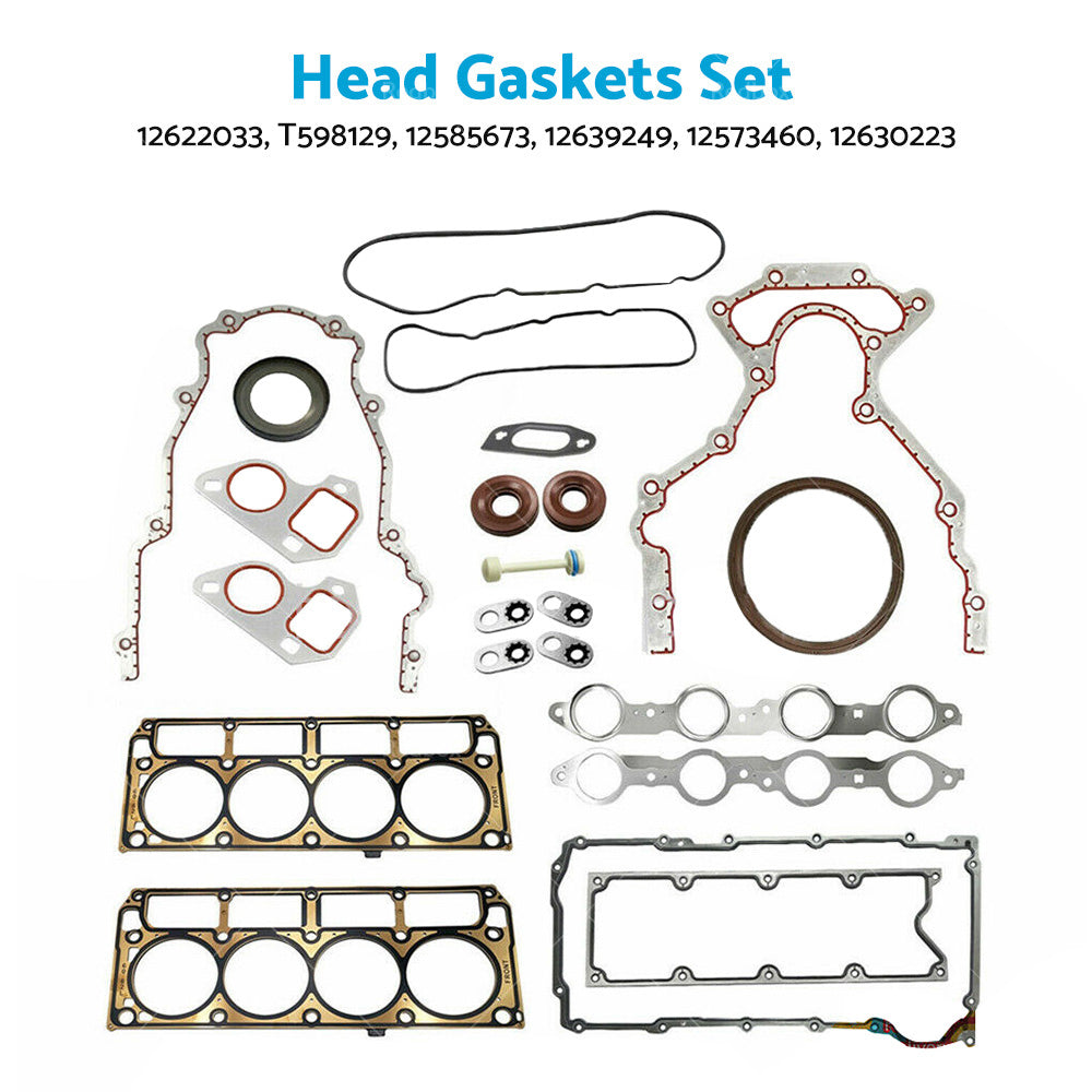 {{ LS Gasket Kit Head Gaskets Suitable For GM Chevrolet LS1 or LS6 or LQ4 or LQ9 or 4. 8 or 5. 3 or 5. 7 }} - Buy Car Parts Online at {{ Kaka Auto Parts }}.