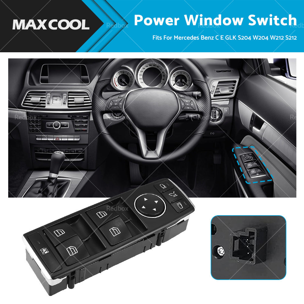 {{ Master Power Window Switch Fits For Mercedes Benz C E GLK S204 W204 W212 S212 }} - Buy Car Parts Online at {{ Kaka Auto Parts }}.