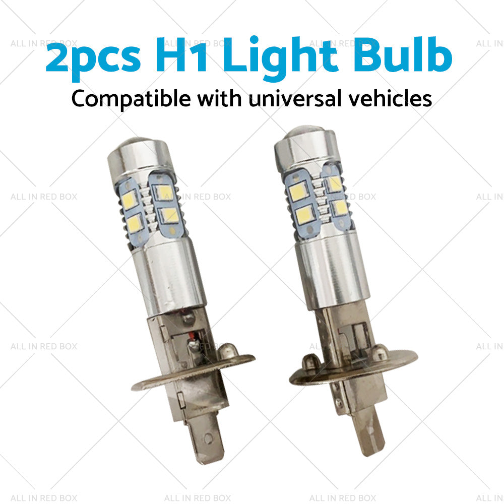 {{ 2PCS H1 LED Headlight Bulb CREE XBD Fog Driving Light Car UTE 4WD Lamp Globe }} - Buy Car Parts Online at {{ Kaka Auto Parts }}.
