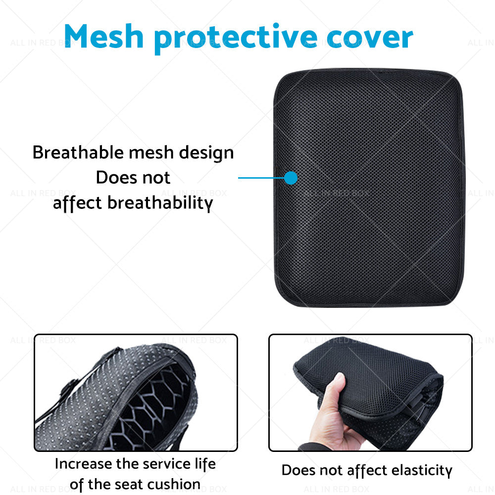 {{ Motorcycle Seat Cushion Comfort Gel Pillow Pad Cover Motorbike Pressure Relief }} - Buy Car Parts Online at {{ Kaka Auto Parts }}.