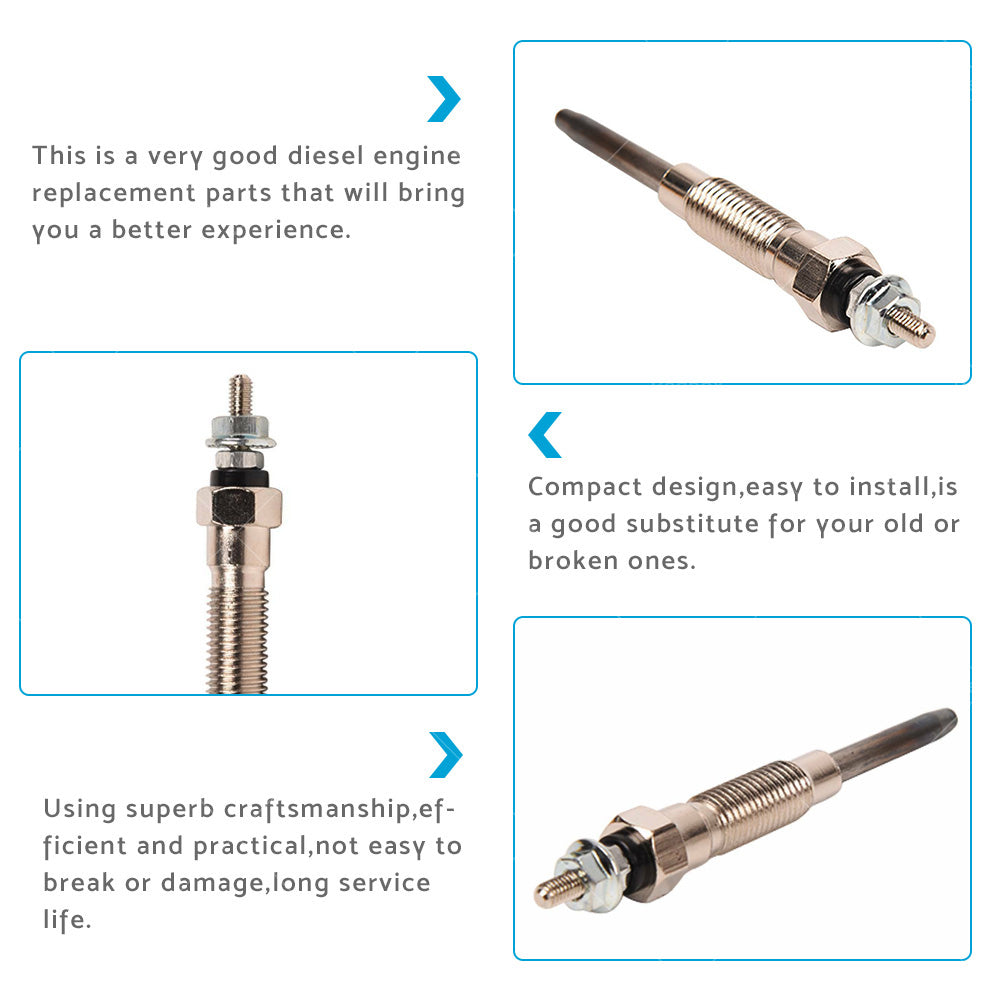 {{ 4x Glow Plug Suitable For Toyota Hilux LN106 LN107 LN111 LN85 LN86 LN147 LN167 }} - Buy Car Parts Online at {{ Kaka Auto Parts }}.