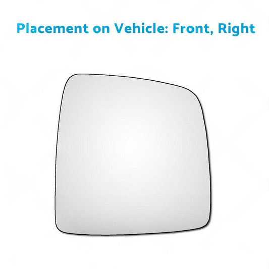Front Right Driver Side Mirror Glass Suitable For Hyundai iMax/iLoad TQ 2008-Onward