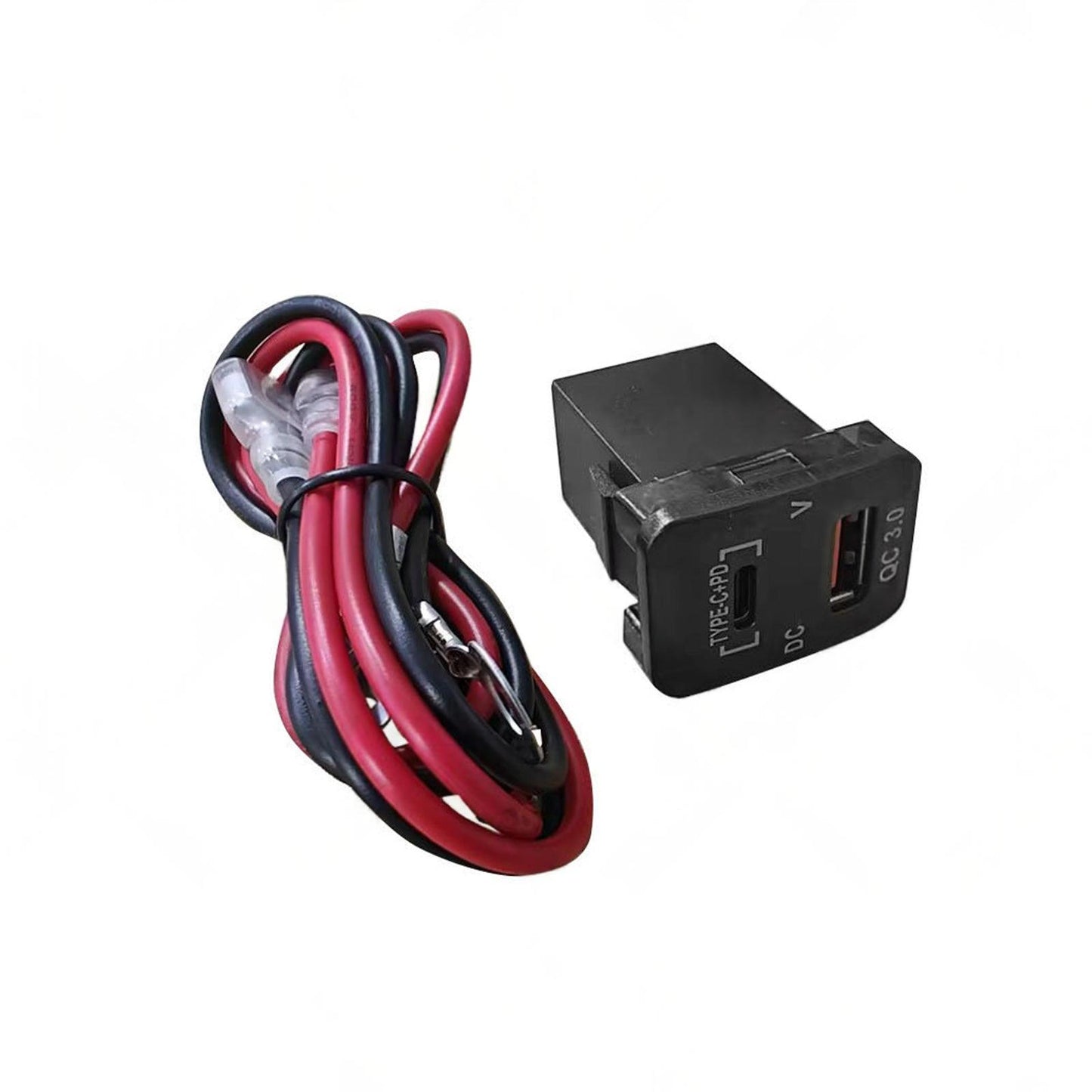 TYPE C VOLT QC 3. 0 USB CHARGER Suitable for Toyota Hilux Prado BLUE LED 12v