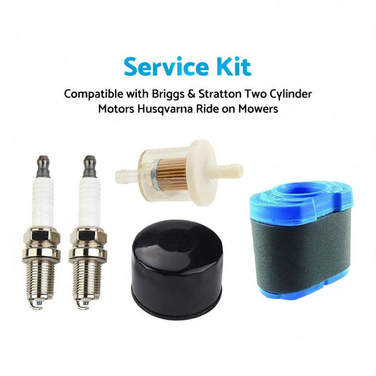 Service Kit Suitable For Briggs and Stratton Two Cylinder Motors Husqvarna Mowers