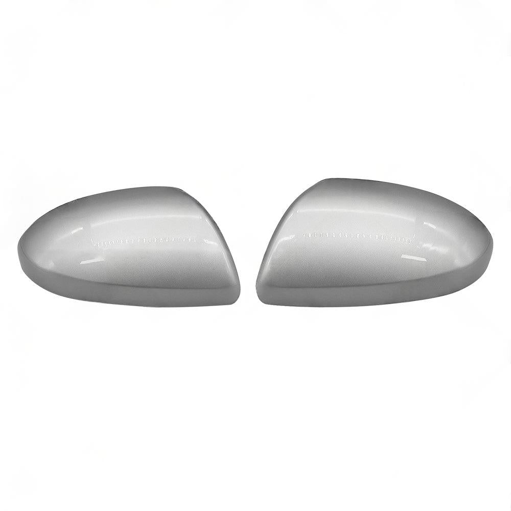 Left & Right Side Mirror Cover Cap Housing Silver Suitable For Mazda 2 / Mazda 3 BL 2009-2013