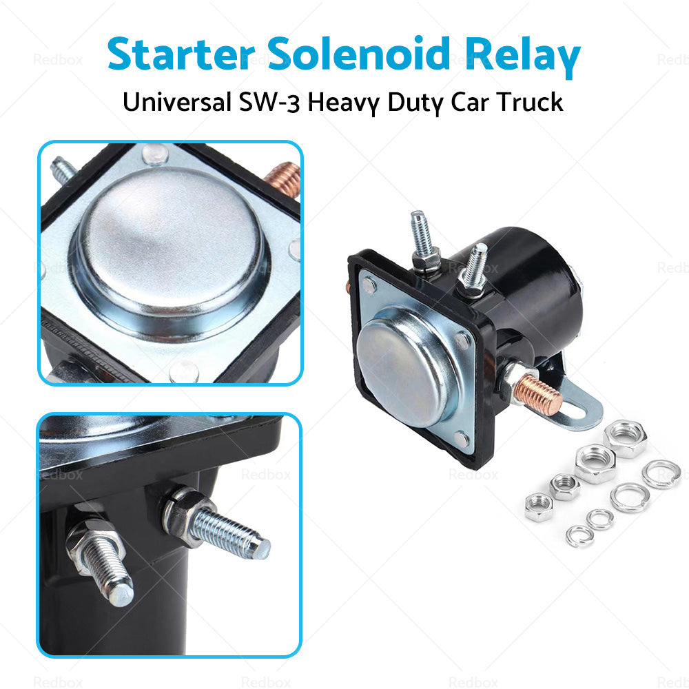 {{ SW-3 H D Car Truck Starter Solenoid Relay 4 Terminal Suitable For Ford 12V }} - Buy Car Parts Online at {{ Kaka Auto Parts }}.