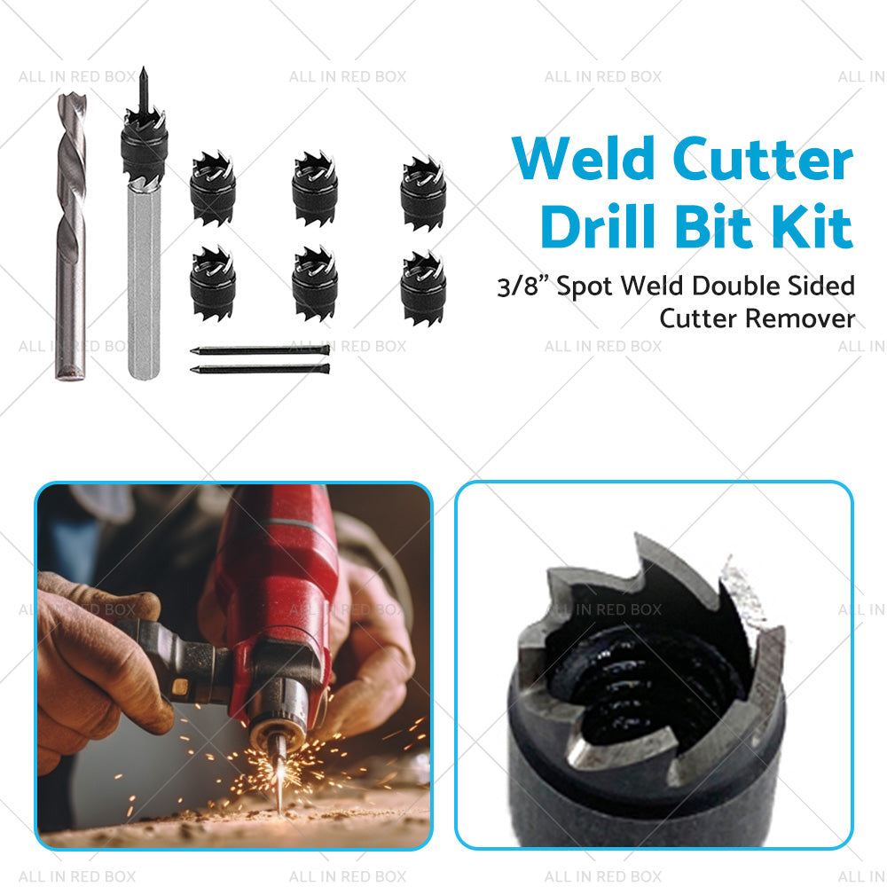 {{ 1 Set 3 8inch Spot Weld Double Sided Cutter Remover HSS Drill Bit Welder Cut Tool }} - Buy Car Parts Online at {{ Kaka Auto Parts }}.