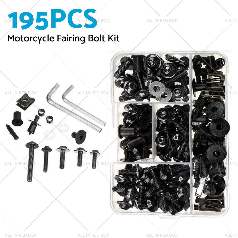 {{ 195PCS Motorcycle Fairing Bolt Body Screw Suitable For Kawasaki Ducati Honda }} - Buy Car Parts Online at {{ Kaka Auto Parts }}.