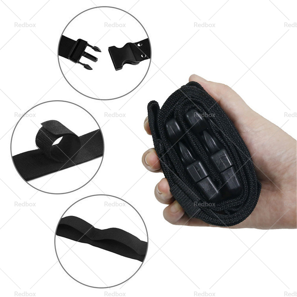 {{ 2pcs Car Fishing Rod Holder Mounted Storage Rack Vehicle Belt Strap Carrier }} - Buy Car Parts Online at {{ Kaka Auto Parts }}.