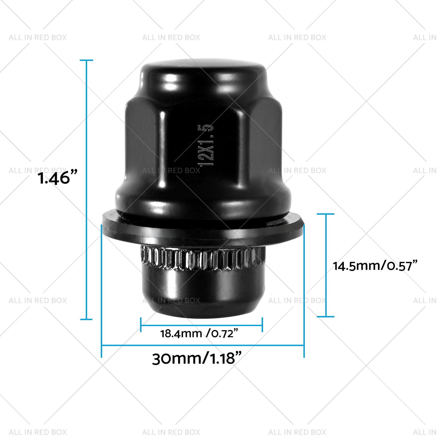 {{ 24pcs Extreme 12x1. 5mm Alloy Wheel Lug Nuts Suitable for Toyota Landcruiser 200 }} - Buy Car Parts Online at {{ Kaka Auto Parts }}.