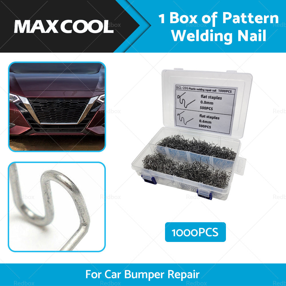 {{ 1000PCS Hot Staples Plastic Welding Wave Stapler For Car Bumper Repair Tool Kits }} - Buy Car Parts Online at {{ Kaka Auto Parts }}.