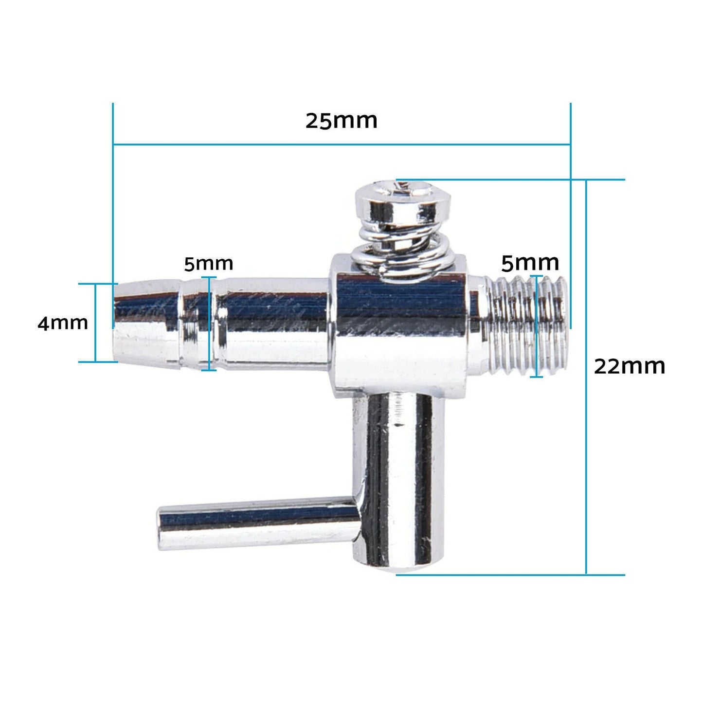 4mm Air Flow Distributor Controller Valves Suitable For Aquarium Fish Tank