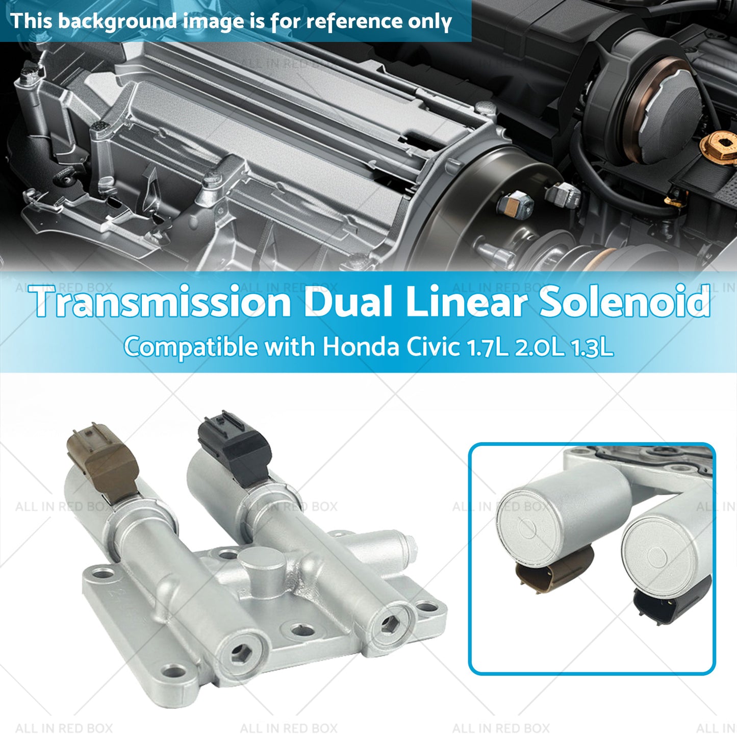 {{ Transmission Dual Linear Solenoid Suitable for Honda Civic 1. 7L 2. 0L 1. 3L 01-05 }} - Buy Car Parts Online at {{ Kaka Auto Parts }}.