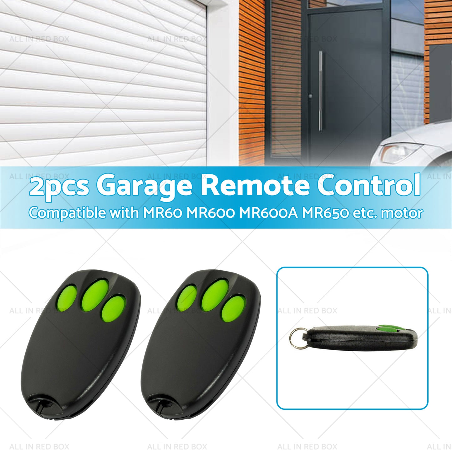 {{ 2x Garage Gate Door Remote Control Fit For Chamberlain Merlin C945 MerlinC945 }} - Buy Car Parts Online at {{ Kaka Auto Parts }}.
