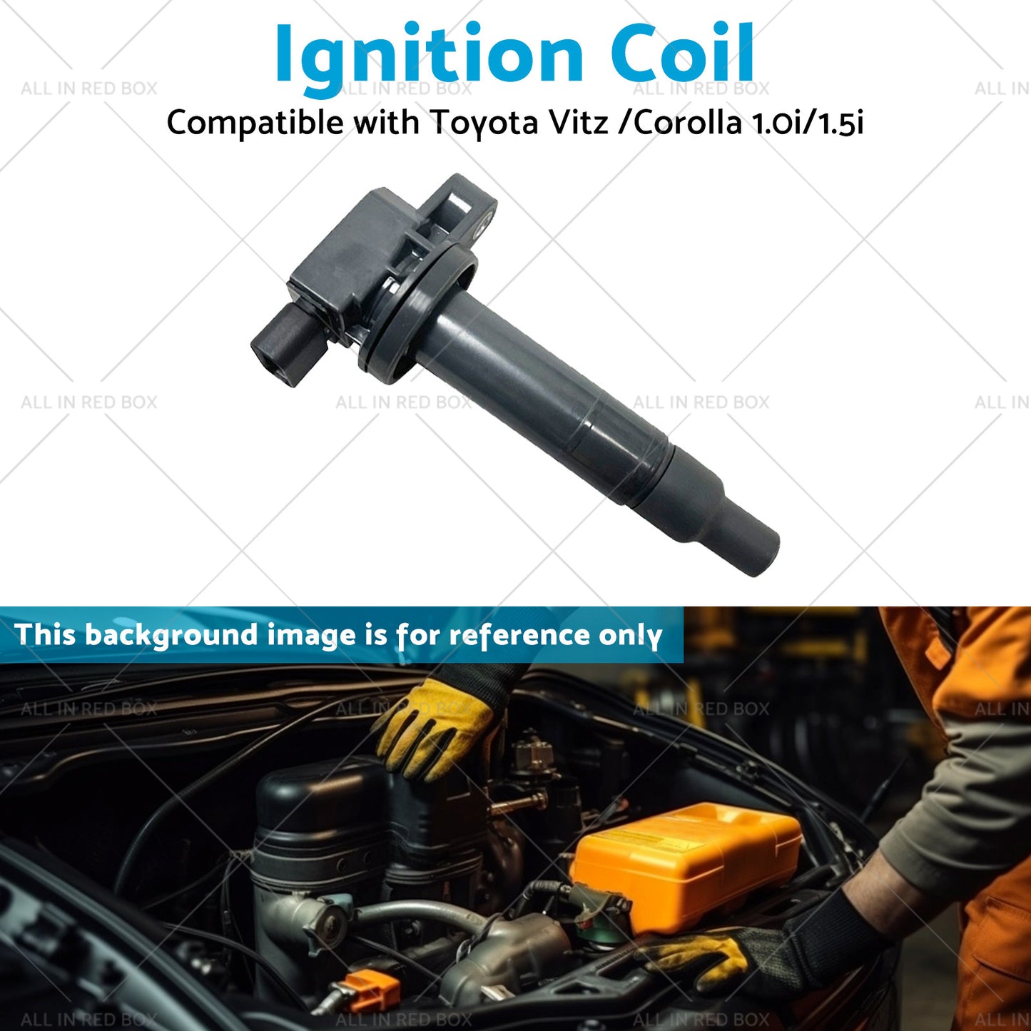 {{ 9091902240 Ignition Coil Suitable for Toyota Vitz 00 or Corolla 13 1. 0i or 1. 5i }} - Buy Car Parts Online at {{ Kaka Auto Parts }}.