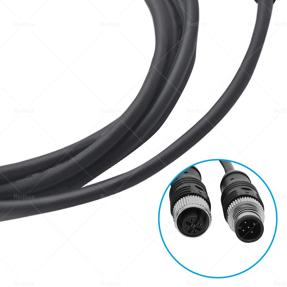 {{ 2m NMEA2000 Drop Cable Black 5-Core Female Straight Head to Male Straight Head }} - Buy Car Parts Online at {{ Kaka Auto Parts }}.