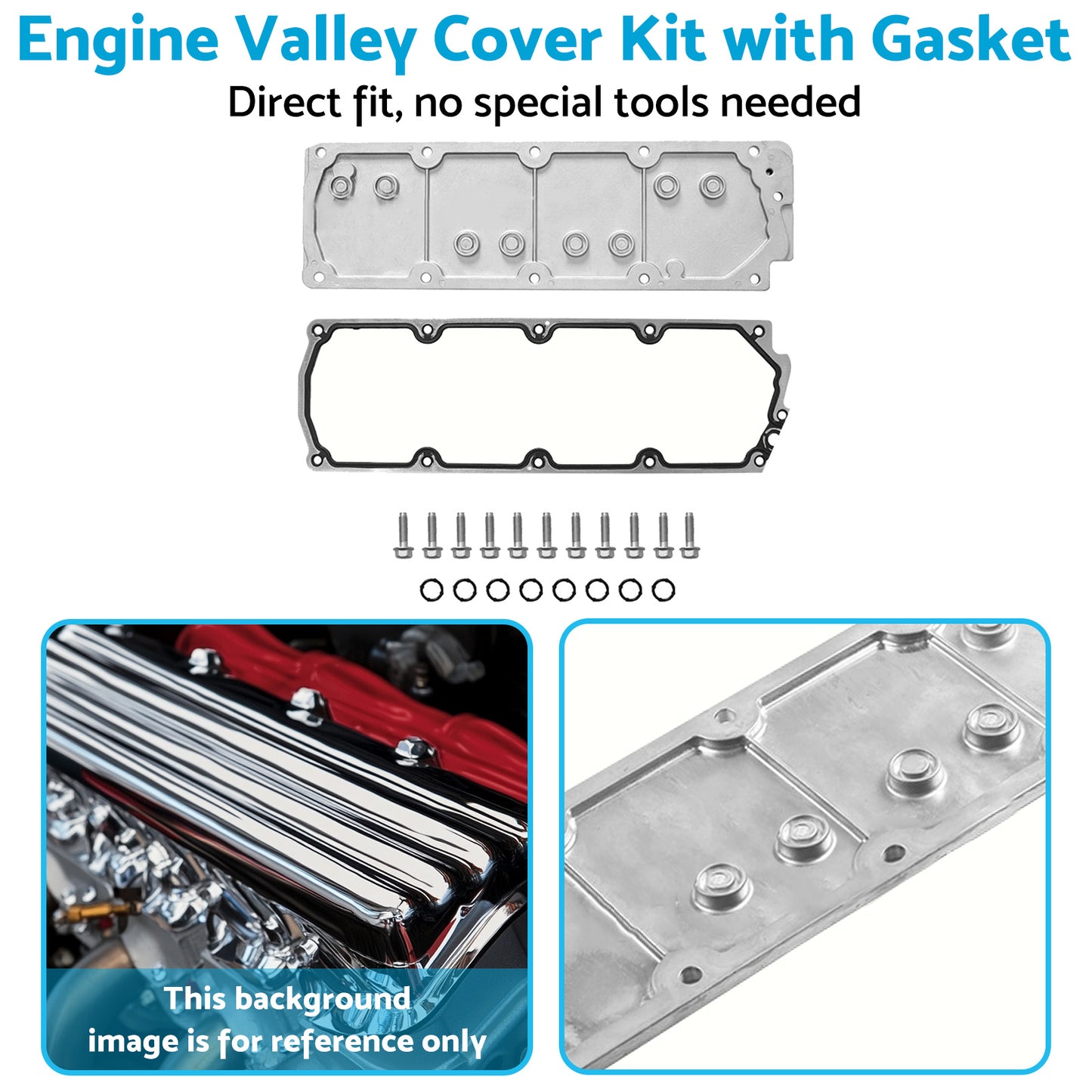 {{ Engine Valley Cover Kit w/Gasket Suitable For GMC Silverado SUV LS2 07-13 }} - Buy Car Parts Online at {{ Kaka Auto Parts }}.